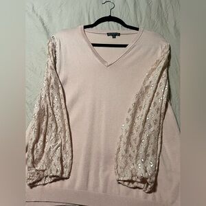 Adrianna Papell Pink Sweater